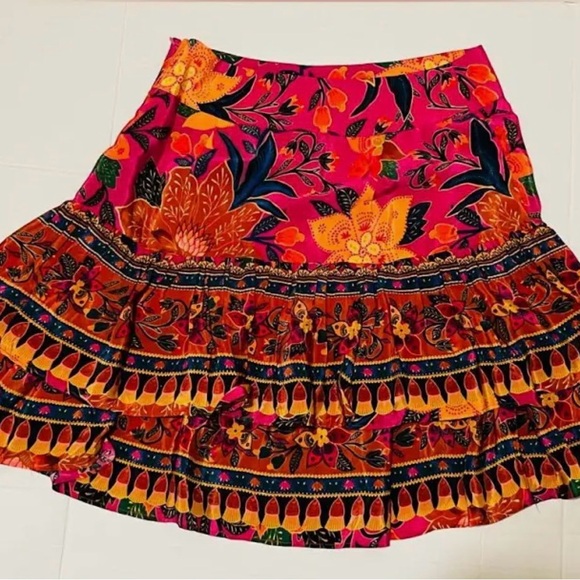 Large FARM Rio Colorful Patterned Mini Skirt - Picture 2 of 3